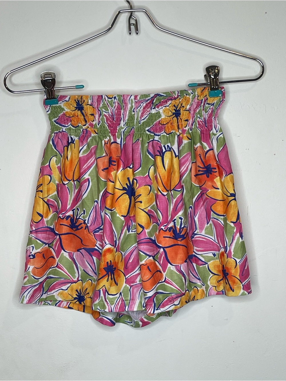 SHEIN Girls Floral Shorts Size 10–11Y